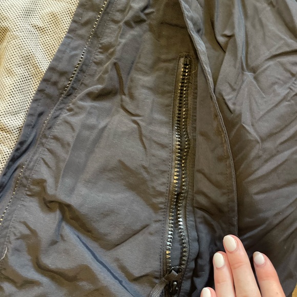 Woolrich Women’s Removable Hood Windbreaker Rain Jacket Sz M - Picture 5 of 9